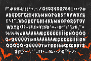 Misery Haunted Dramatic Horror, a Blackletter Font by Haps Space (Thumbnail 5 of 12)