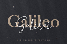 Galileo Galilei - Serif & Script Duo