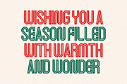 Merry Grinch - Outline Display Font, a Sans Serif Font by Pian45 Studio (Thumbnail 5 of 6)