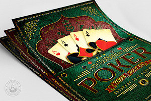 Poker Tournament Flyer Template