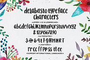 Delabasto Typeface, a Font by Seniors (Thumbnail 6 of 6)
