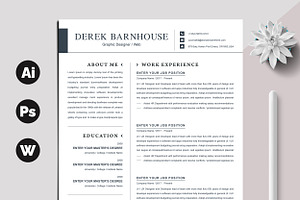 Clean Resume / CV Template