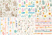 Watercolor Happy Easter Seamless Pat, a Texture Illustration by DreamPrint404 (Thumbnail 3 of 3)