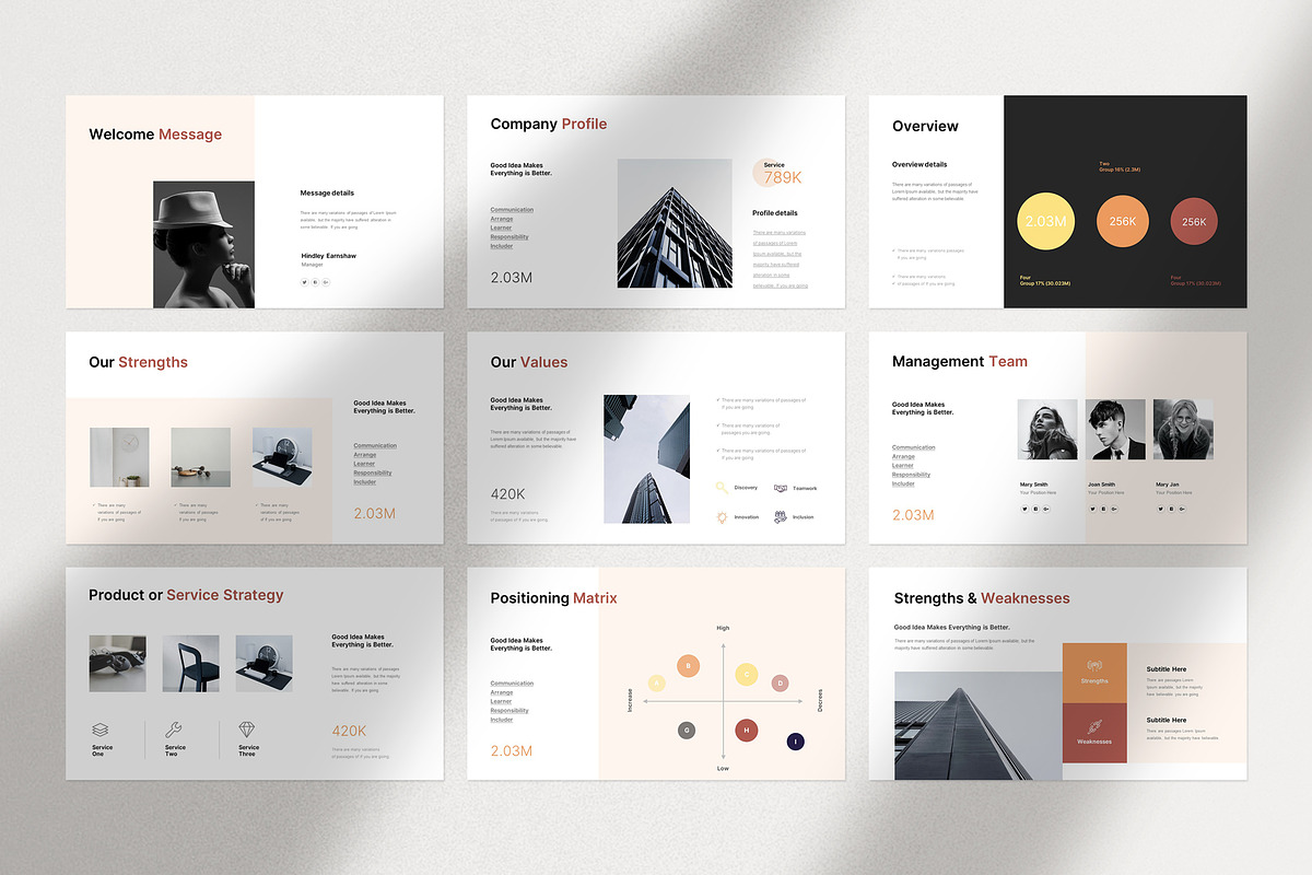 Pitch-Deck Presentation Template, a Templates & Theme by Slide_Genius1 (Photo 4 of 6)