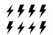 A bold set of lightning bolt icons, an Illustration by Amazin_art (Thumbnail 13 of 13)