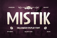 Mistik Halloween Display Font