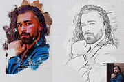 Real Oil Paint Canvas FX Photoshop, an Action Add-On by Studio Retouch (Thumbnail 12 of 17)
