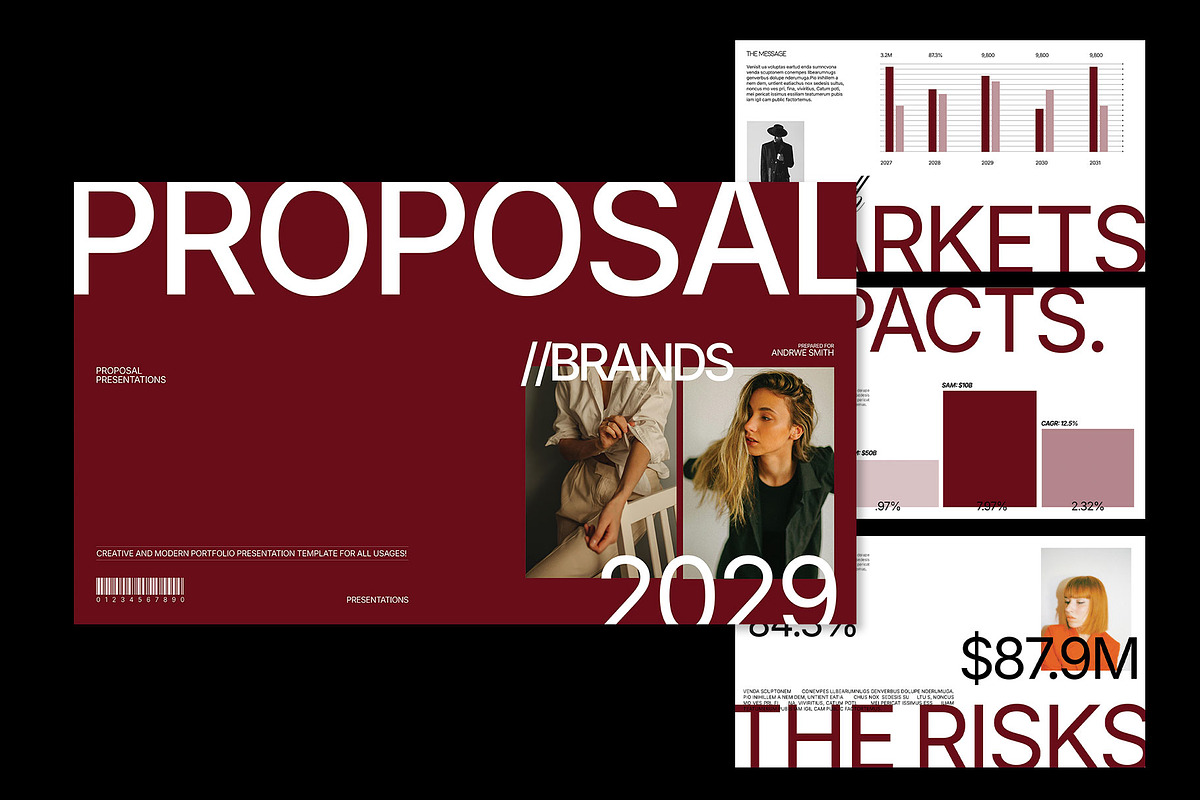 Creative Proposal Presentation Deck, a Presentation Template by Templeste (Photo 3 of 5)