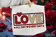Faux Yarn Chunky LOVE Png, Valentine, an Illustration by Canvas Craft (Thumbnail 1 of 7)