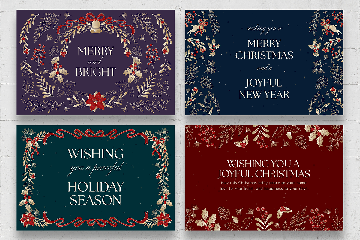 Christmas Backgrounds, an Object Graphic by DesignerCandies (Photo 4 of 6)