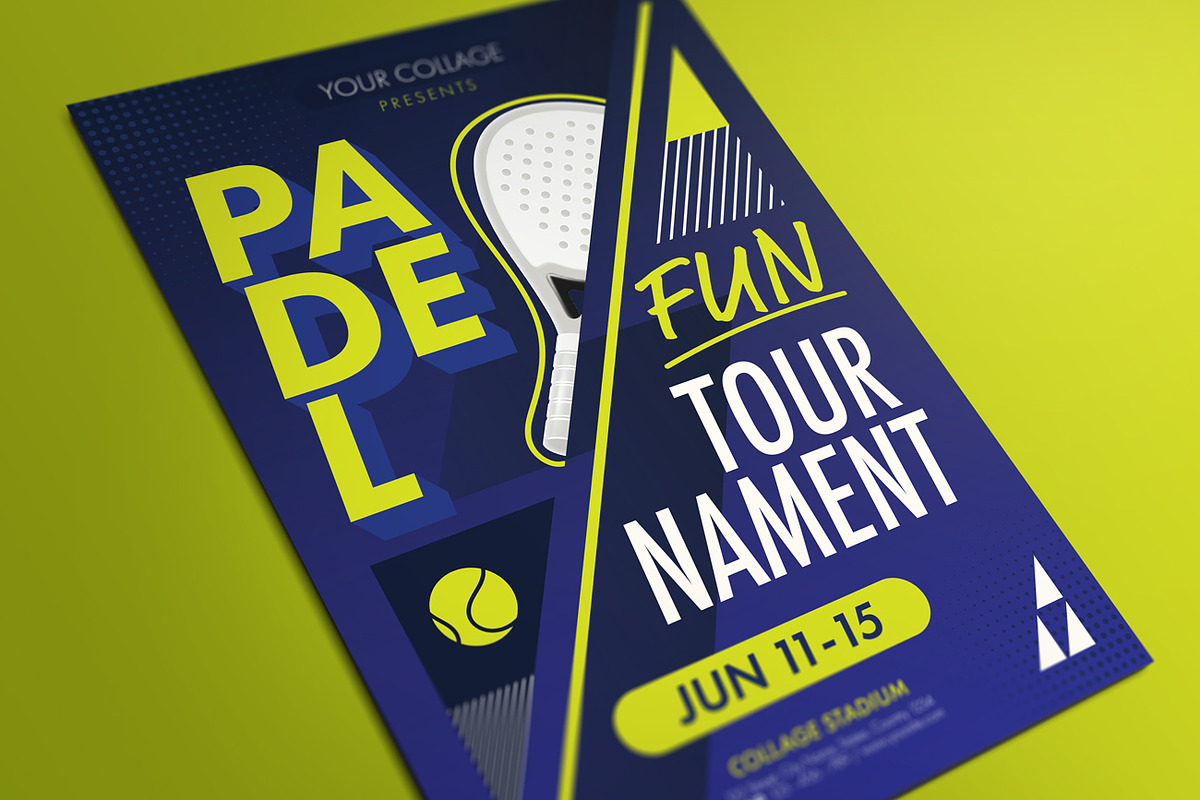 Padel Tournament Flyer, a Flyer Template by Aarley Kaiven (Photo 1 of 2)