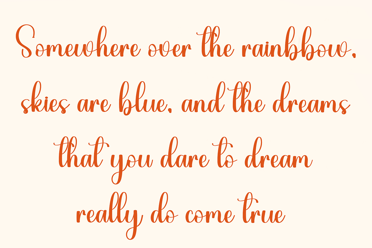 Enchanting Dandilion, a Handwritten Font by InermediaSTUDIO (Photo 4 of 8)