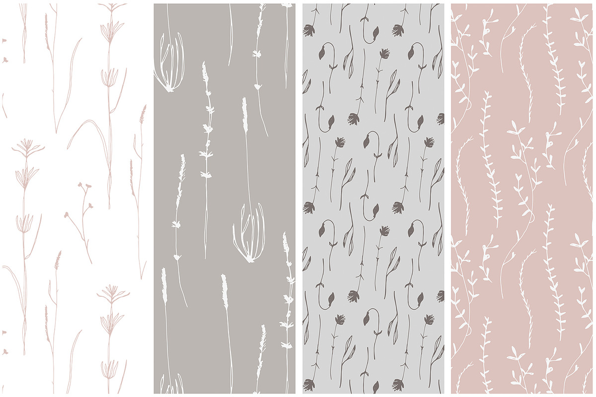Wildflower Patterns + Templates Set, a Pattern Graphic by Youandigraphics (Photo 13 of 14)