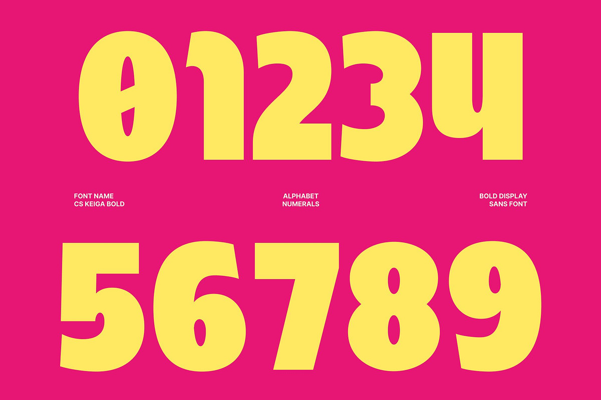 CS Keiga – Sans Serif Font, a Sans Serif Font by Craft Supply Co. (Photo 6 of 8)