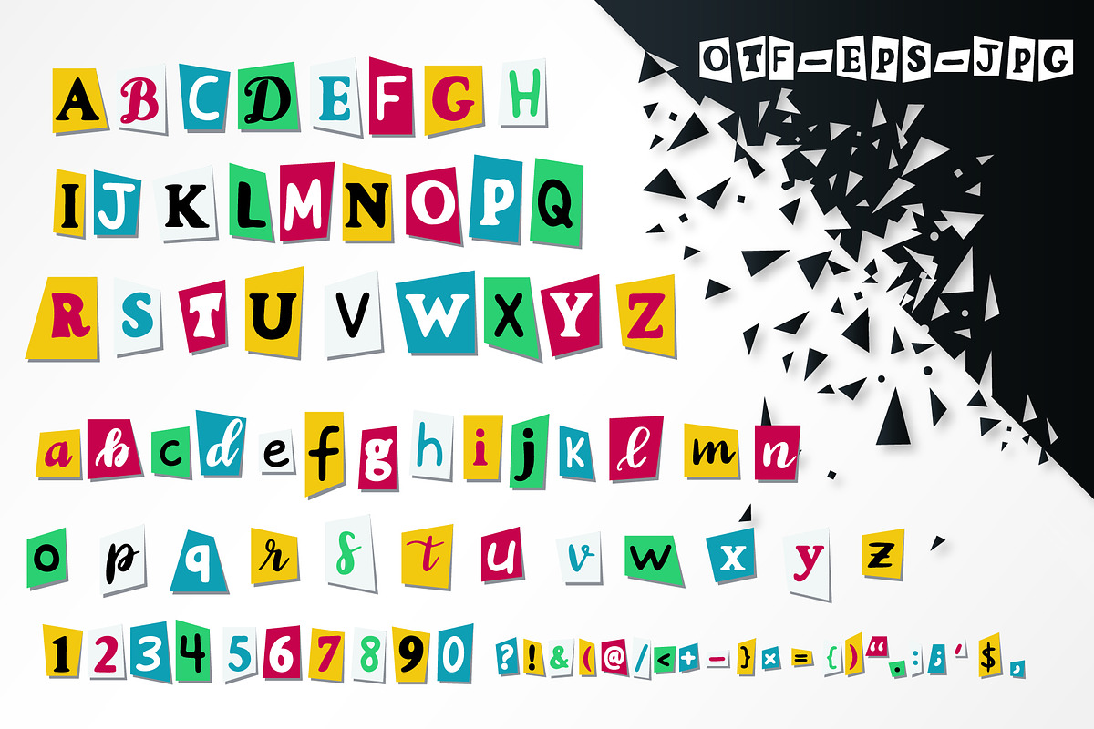 Anon - OTF color font preview 3