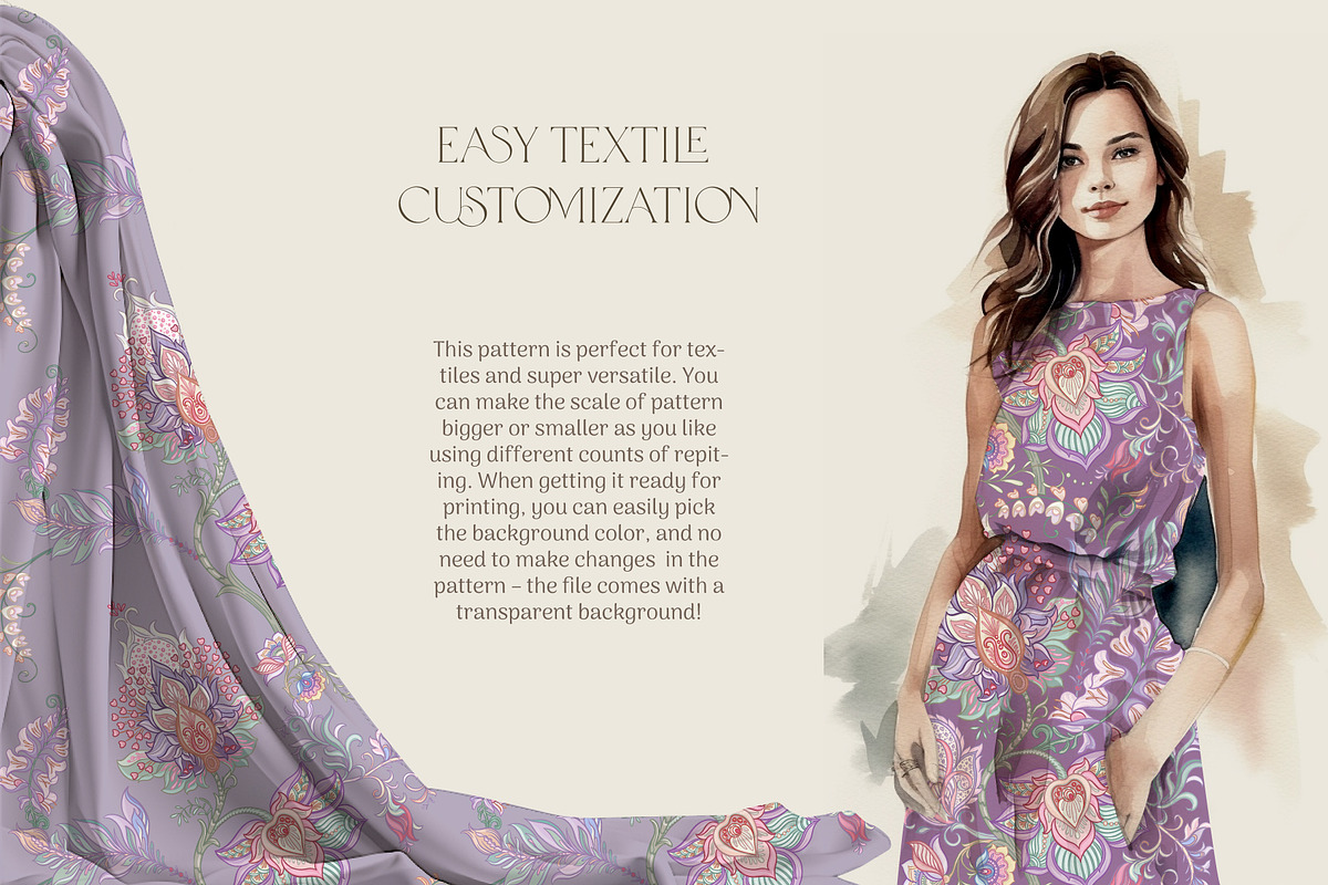 Romantic Element 6 Seamless Patterns, a Pattern Graphic by Elen-Lane (Photo 3 of 6)