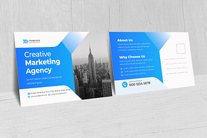 Corporate Business Postcard Template