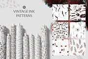 Vintage Ink- Flowers & Backgrounds, a Decorative Illustration by Les Frolova (Thumbnail 11 of 15)