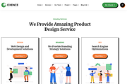 Web Design Agency Elementor WordPres, a WordPress Template by UInstrument (Thumbnail 9 of 12)