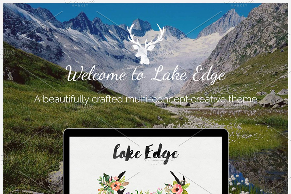 LAKE EDGE | Creative Portfolio Theme, a WordPress Template by Krystal Designs Co. (Photo 5 of 7)