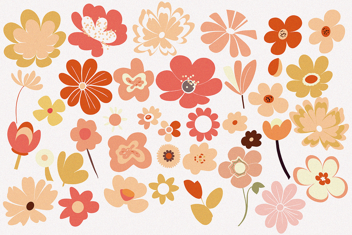 Spring Flowers | Vintage Floral Set, an Illustration by NatalieArtsDenysenko (Photo 4 of 5)