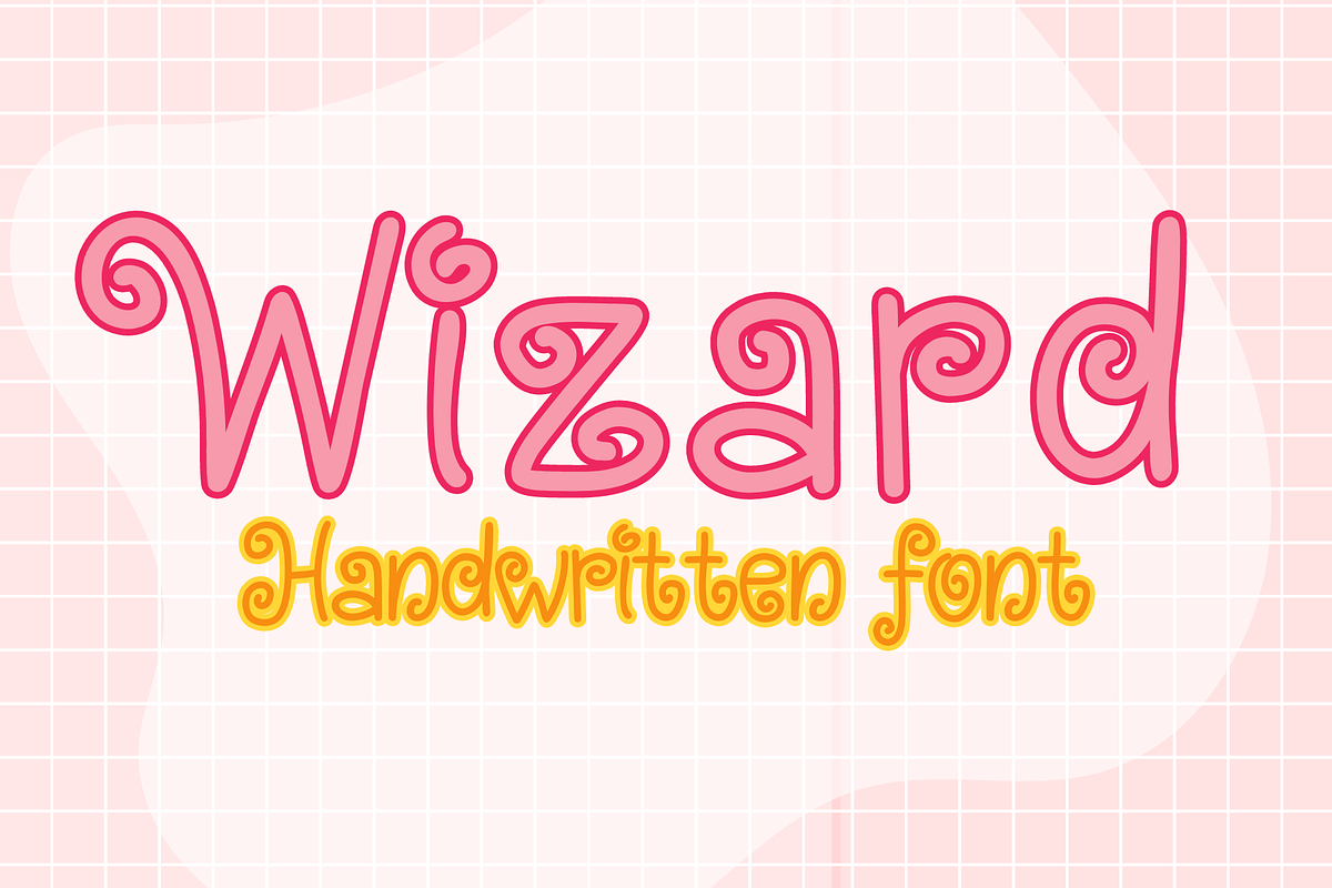 Wizard| Handwritten font, a Handwritten Font by Sirinart