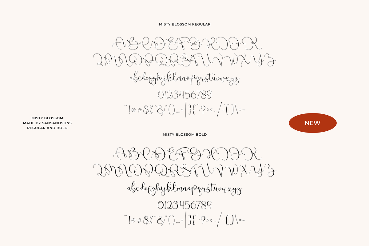 Misty Blossom, a Script Font by Sans & Sons (Photo 7 of 9)