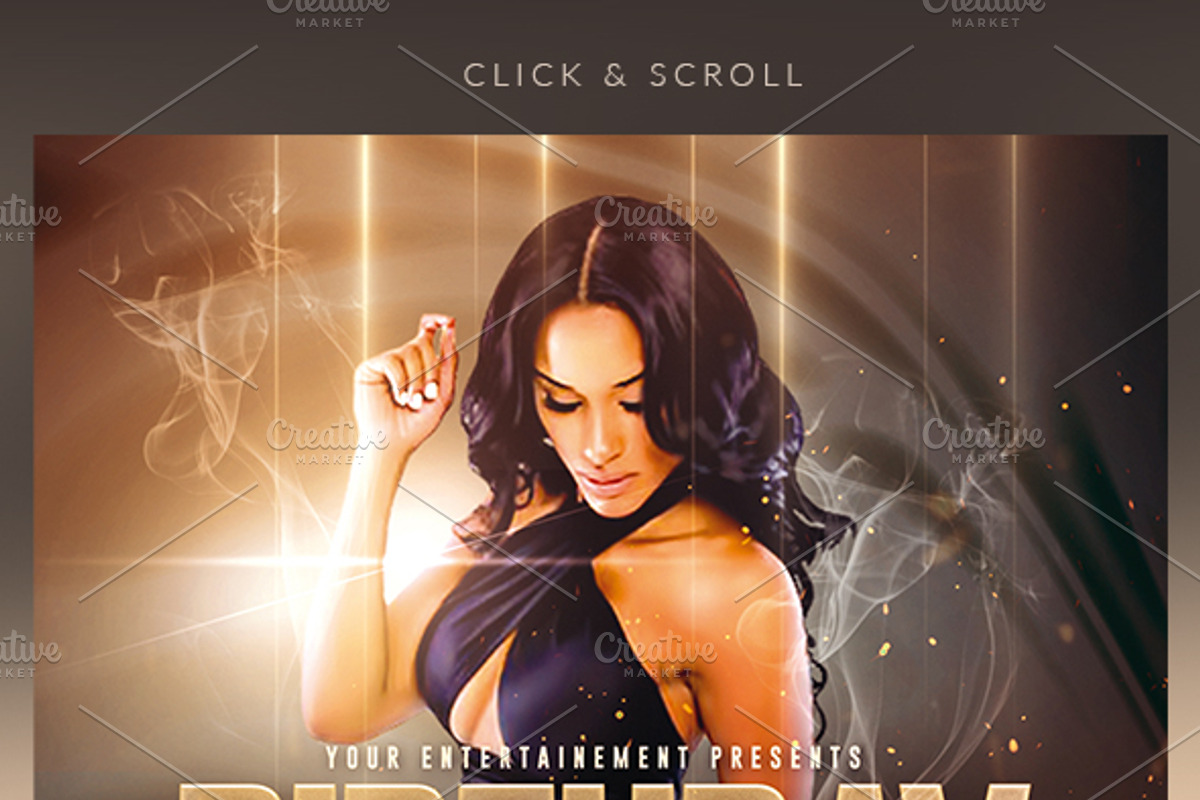 Birthday Party - Flyer Template, a Flyer Template by Rome B Creation (Photo 3 of 3)