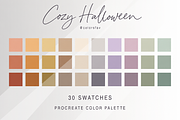 Cozy Halloween Procreate Palette, a Decorative Illustration by Colorsfav (Thumbnail 1 of 3)