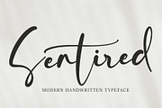 Sentired, a Script Font by pineungtype (Thumbnail 2 of 9)