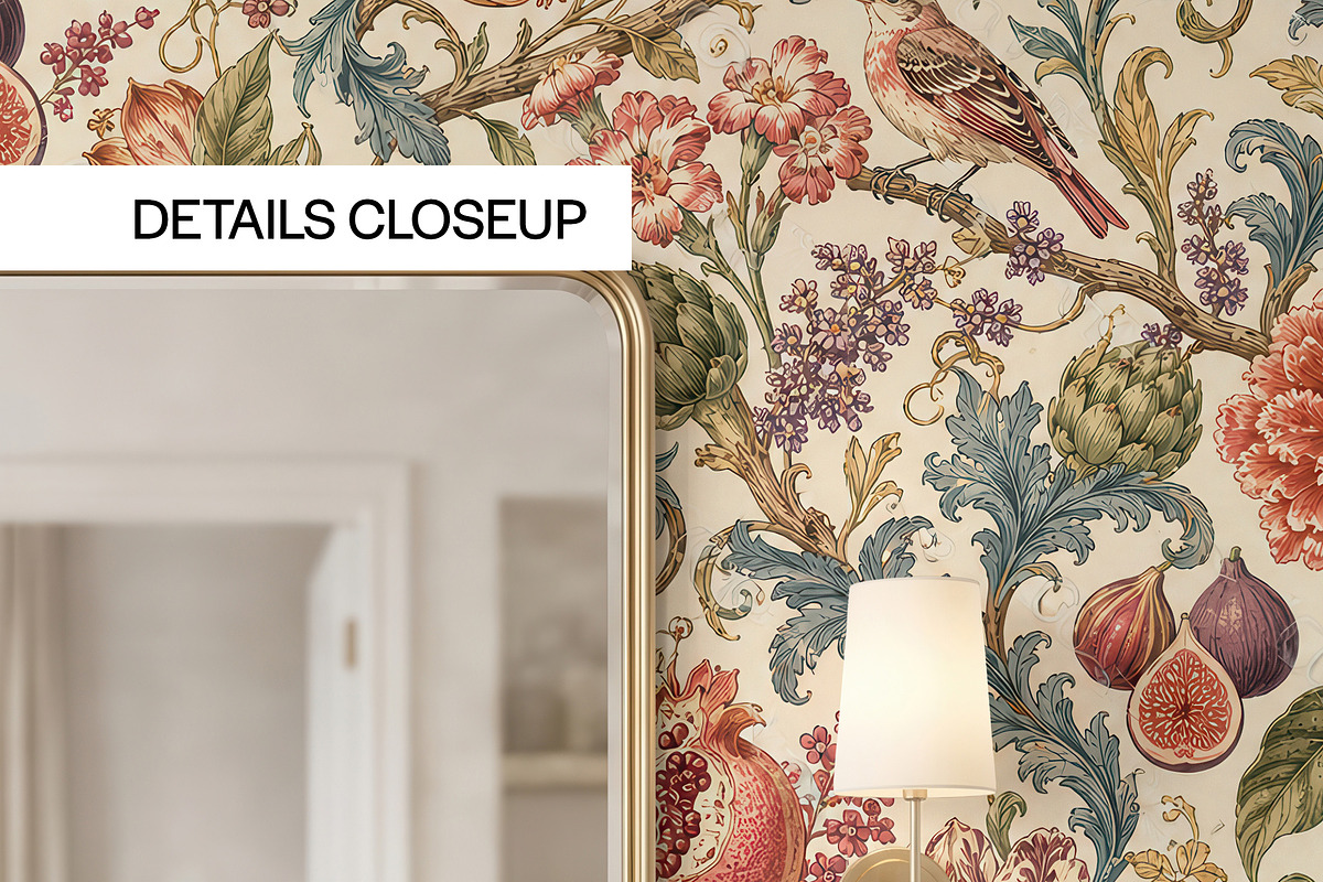 Luxury Bathroom Wallpaper Mockup PSD, a Household Mockup by 1001 mockups (Photo 3 of 11)