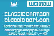 Classic Cartoon font, a Font by weknow (Thumbnail 1 of 8)