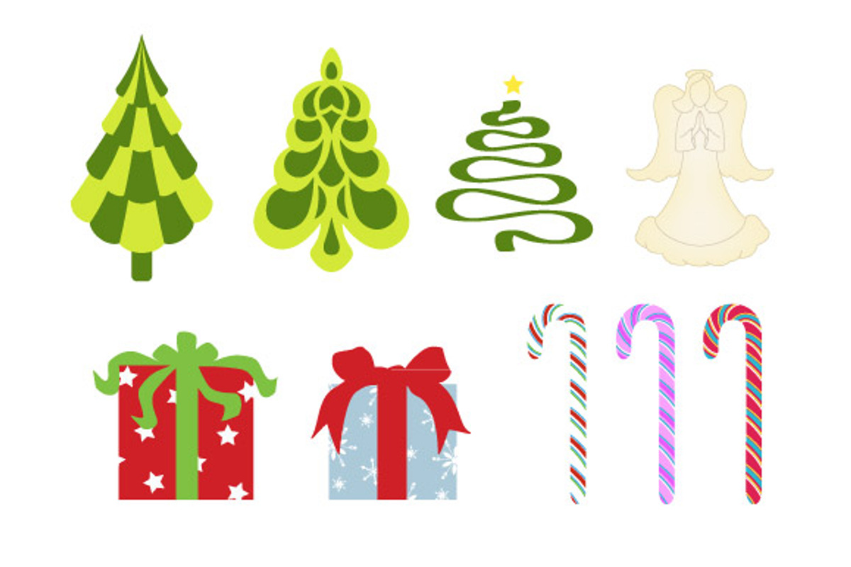 Christmas Vectors Pack 2 preview 3
