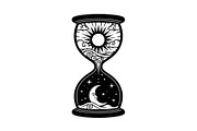 Celestial Sun Moon Hourglass Bundle, an Illustration by Gaye Art (Thumbnail 8 of 31)