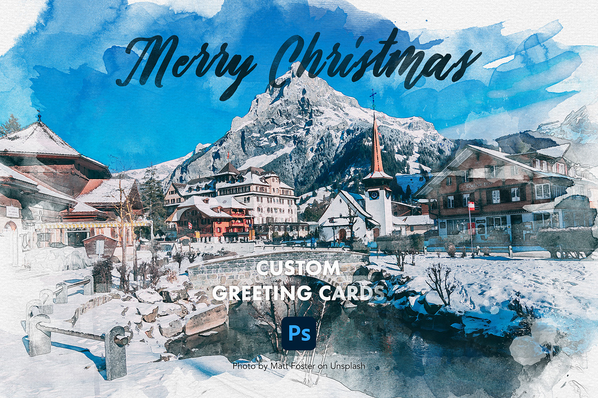 Watercolor Effect Photoshop Creator, a Templates & Theme by AdeptDept (Photo 6 of 10)