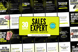 Instagram Sales Expert Posts (CANVA)