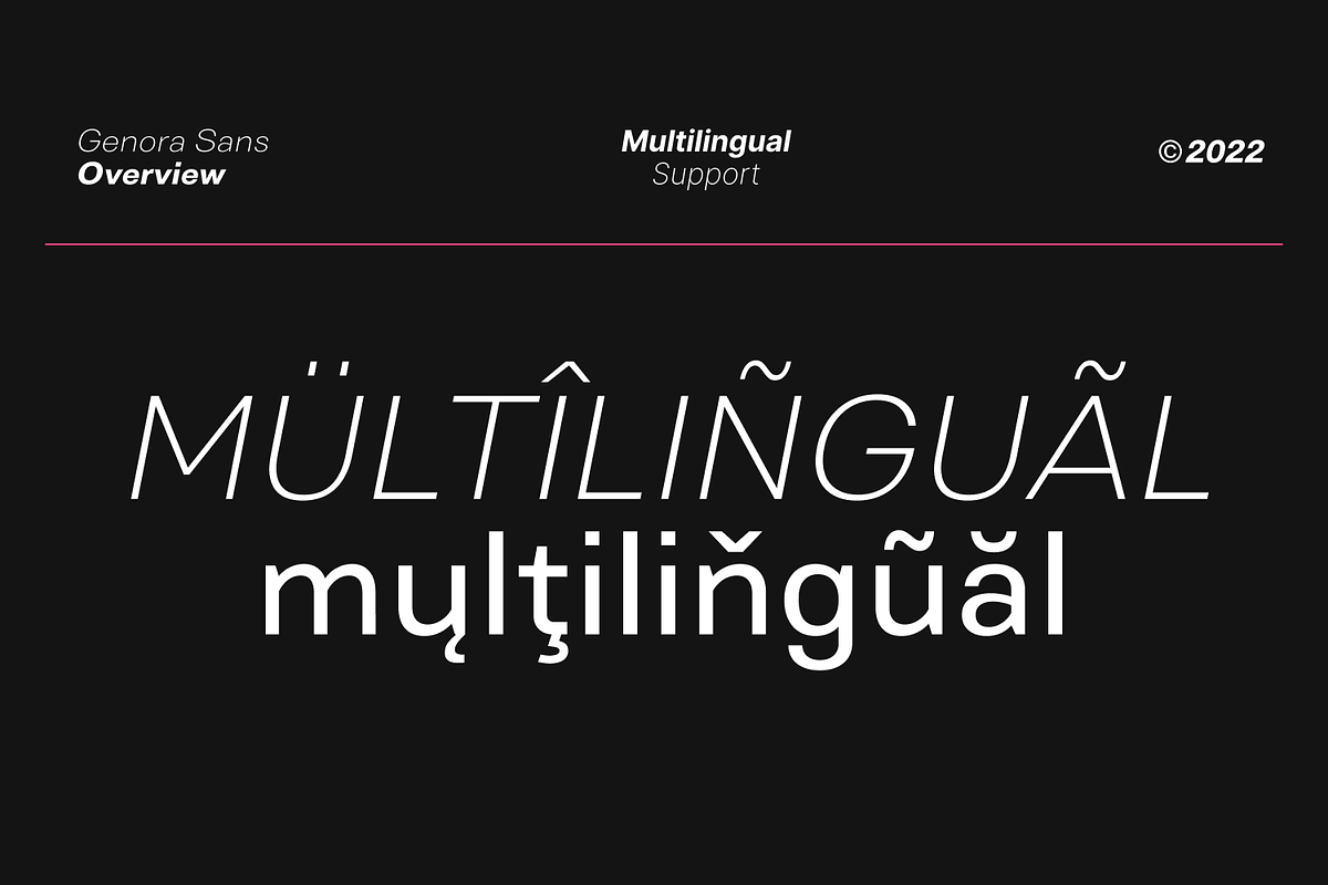 Genora Sans Serif Font Family, a Sans Serif Font by Pixesia Studio (Photo 10 of 15)