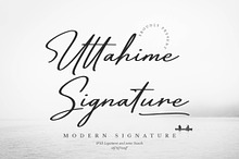 Uttahime | Modern Signature Font