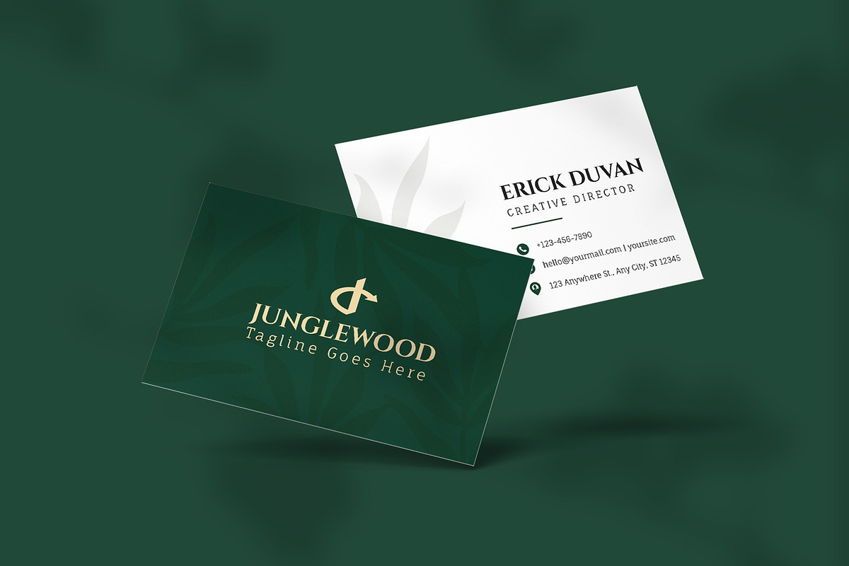 Botanical - Business Card, a Print Template by VUNIRA (Photo 2 of 2)
