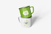 Enamel Mug Mockup, a Cups & Container Mockup by bimockup (Thumbnail 3 of 6)