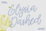 CS Elysia Dashed, a Script Font by Craft Supply Co. (Thumbnail 1 of 8)