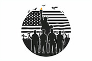 Nation Builder Silhouette Set, an Illustration by yasushie (Thumbnail 8 of 20)