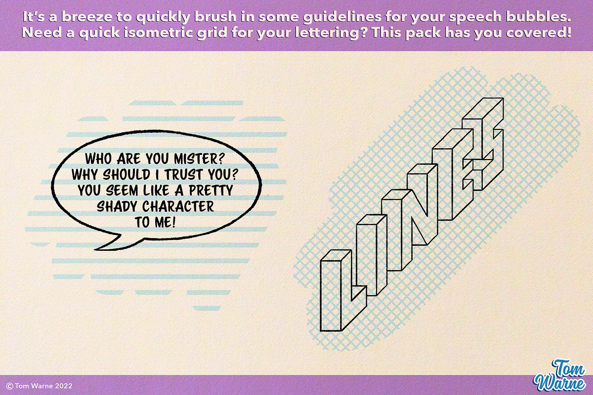 Shading Lines Affinity Brushpack, a Brush Add-On by TomWarne (Photo 20 of 25)