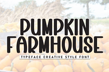 Pumpkin Farmhouse | Script Font