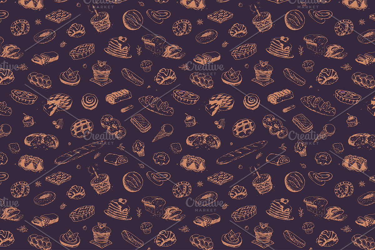 Bakery icons and calligraphy, a Food Illustration by Margo Miller (Photo 26 of 30)