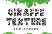 Giraffe Texture, a Sans Serif Font by Limited.studio (Thumbnail 1 of 5)
