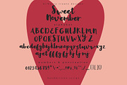 Sweet November script, a Handwritten Font by BilberryCreates (Thumbnail 6 of 6)