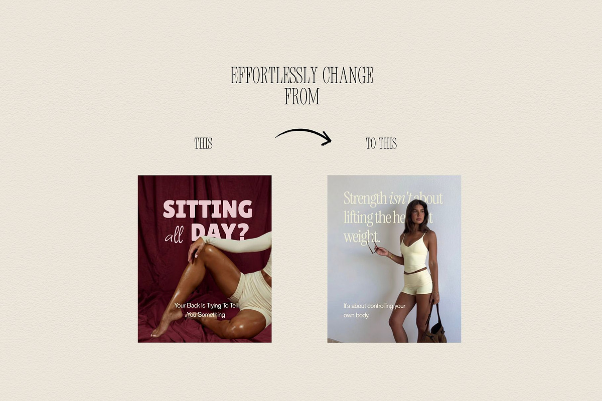 Pink & Burgundy Instagram Templates, a Social Media Template by Row Creative (Photo 11 of 11)