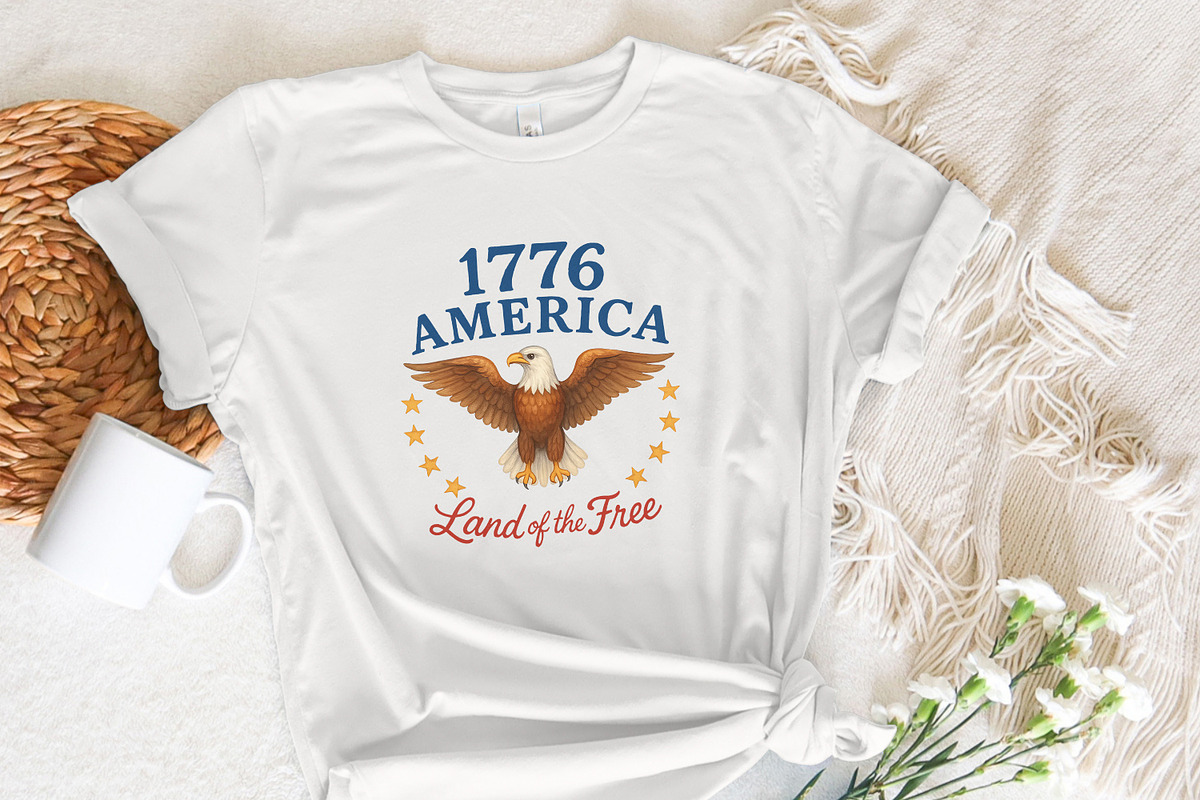 1776 America, Patriotic Design, 4th, an Illustration by SharpMarketplace (Photo 8 of 9)