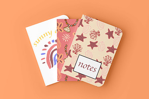 Boho Summer Vector Illustrations